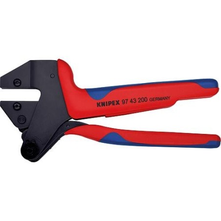 Pince à sertir KNIPEX pour matrices de sertissage interchangeables sans mallette de transport