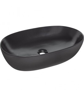 Embout Lavabo Elanda noir mat 600x400