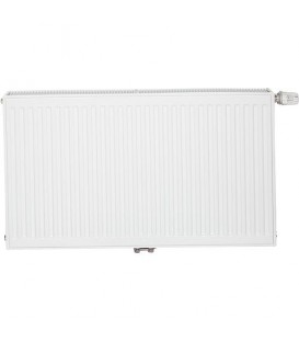 Radiateur profilé PLATTELLA V6 C raccordement central 6-raccords, Type 33/600/1200, couleur blanc RAL 9016