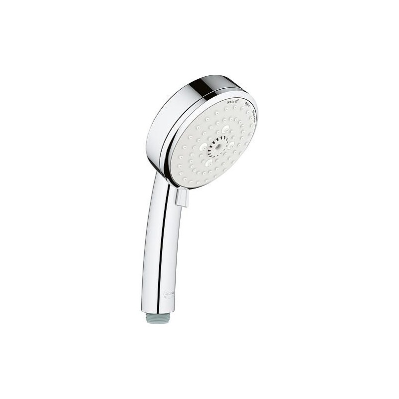 Douchette manuelle Grohe Tempesta C100 3 jets Ø 100 mm, chromé