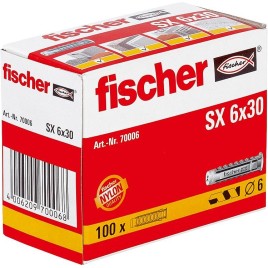 Kit Promo Fischer contenant 5 x 94 033 01 + gratuit 1x 94 033 01 cheville SX