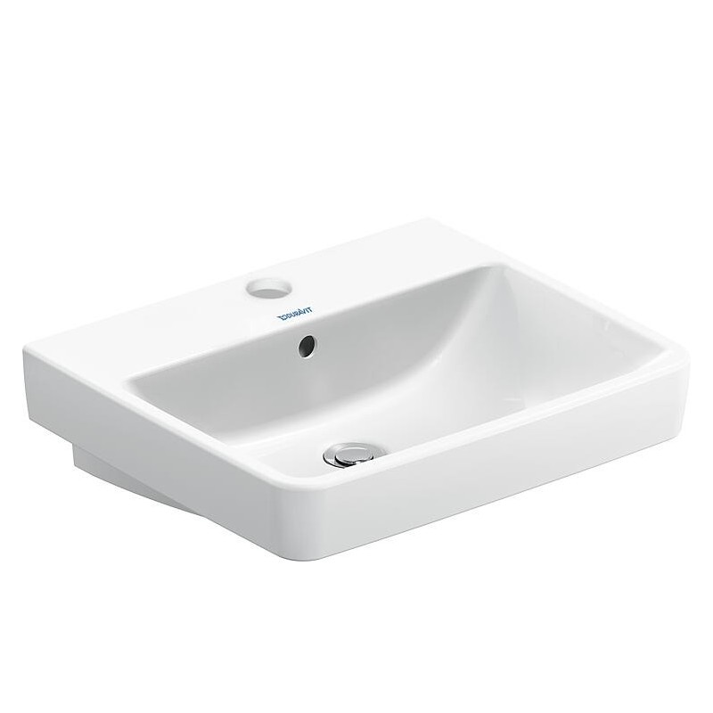 Vasque Duravit No. 1 lxHxP: 550 x 175 x 460 mm, avec trop-plein, avec 1 trou robinet, blanc