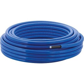 Tuyau Mepla ML d26 longueur 25 m - préinsonorisé en rond 10 mm bleu