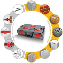 TOX L-BOXX 102, chevilles à multi-usage Allround Tri 756 pièces