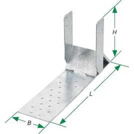 Connecteur bois 60x300x2,5 mm