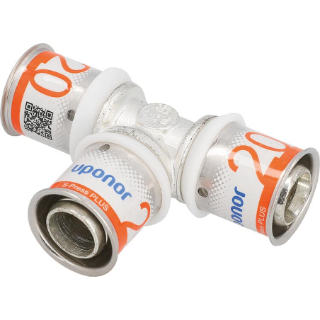 Pièce en T S-Sertir PLUS Uponor Ø16mm-Ø16mm-Ø16mm