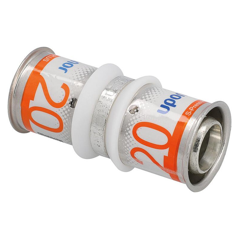 Accouplement S-Sertir PLUS Uponor Ø16mm-Ø16mm