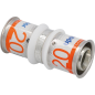 Accouplement S-Sertir PLUS Uponor Ø16mm-Ø16mm