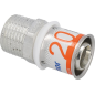 Raccord de transition S-Sertir PLUS Uponor Ø16mm-DN15 (1/2") AG