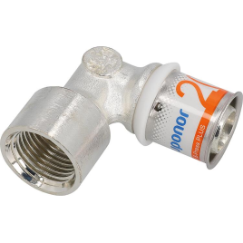 Manchon coudé S-Sertir PLUS Uponor Ø16mm-DN15 (1/2") Femelle