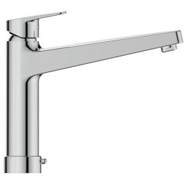 Mitigeur d'évier Ideal Standard Ceraplan saillie 210mm avec robinet d'arrêt chromé