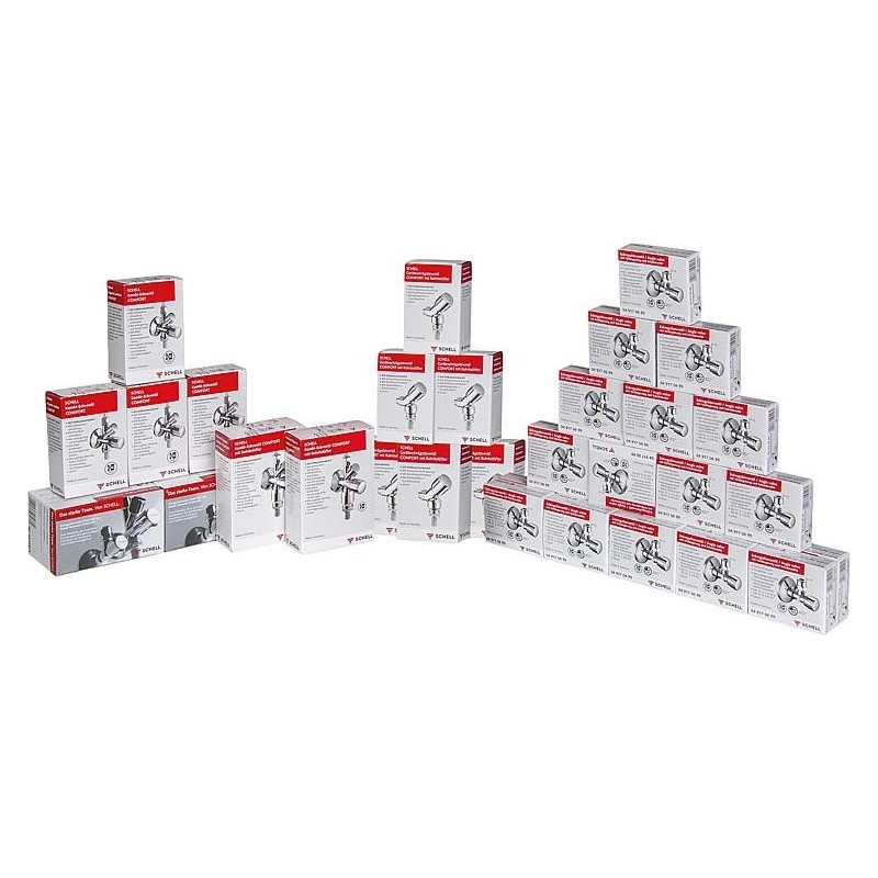 Pack Promo Schell Vanne sanitaire 34 pièces + 1 WS Box de transport gratuit