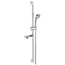 Kit de douche Optima+douchette porte-savon + flexible de douche barre de douche 900mm