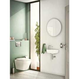 Lave-mains VitrA Integra avec trou robinet 370 x 220 mm HL droite avec trop-plein blanc