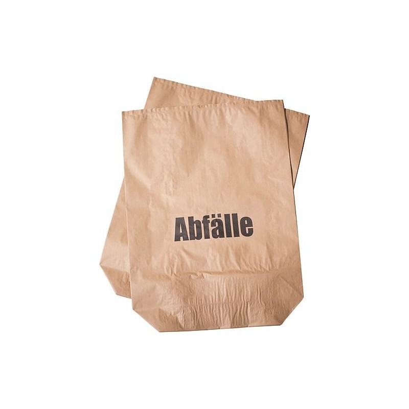 Sacs poubelle en papier brun 70 l,