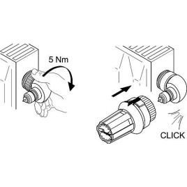 Danfoss Adaptateur coude pour RAW et RA 2000