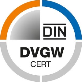 Vanne a siege oblique DIN-DVGW avec vidange DN 20 3/4" avec broche non montante