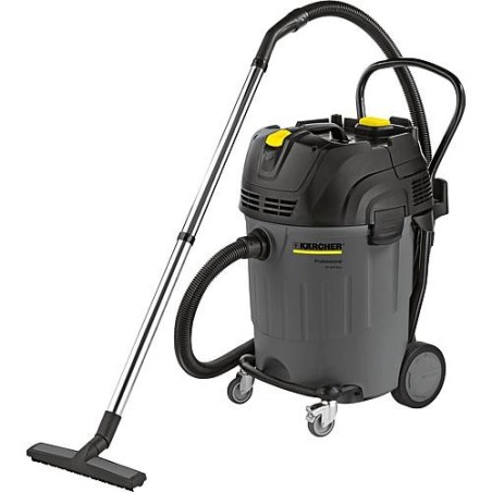 Aspirateur eau/poussière N T65/2 Ap avec réservoir en plastique 65 litres