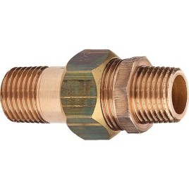 Raccord vissé pour tubes en bronze