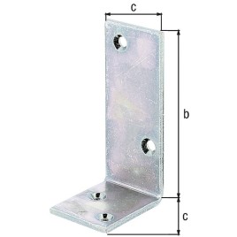 Corniere poutre 100x200x40 mm zingué