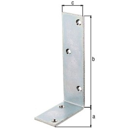 Corniere poutre 100x200x40 mm zingué