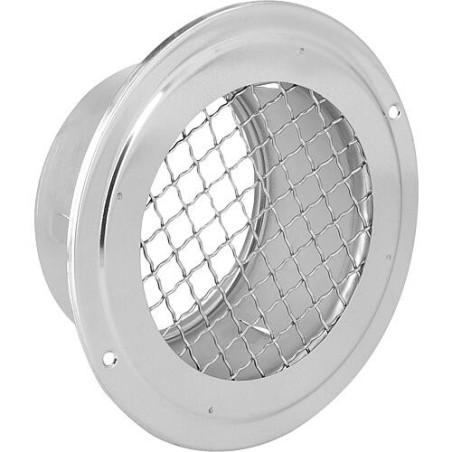 Grille d'aération ronde en acier inoxydable