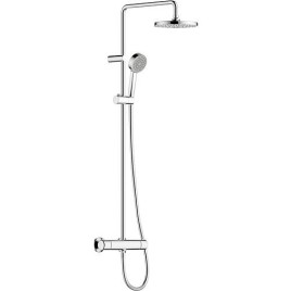 Système de douche Hansabasic avec thermostat, pomme de douche 200 mm, chromé