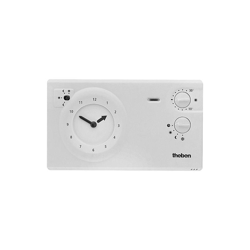 thermostat à horloge RAM 722 blanc 24h/7 programme hebdomadaire 230 V