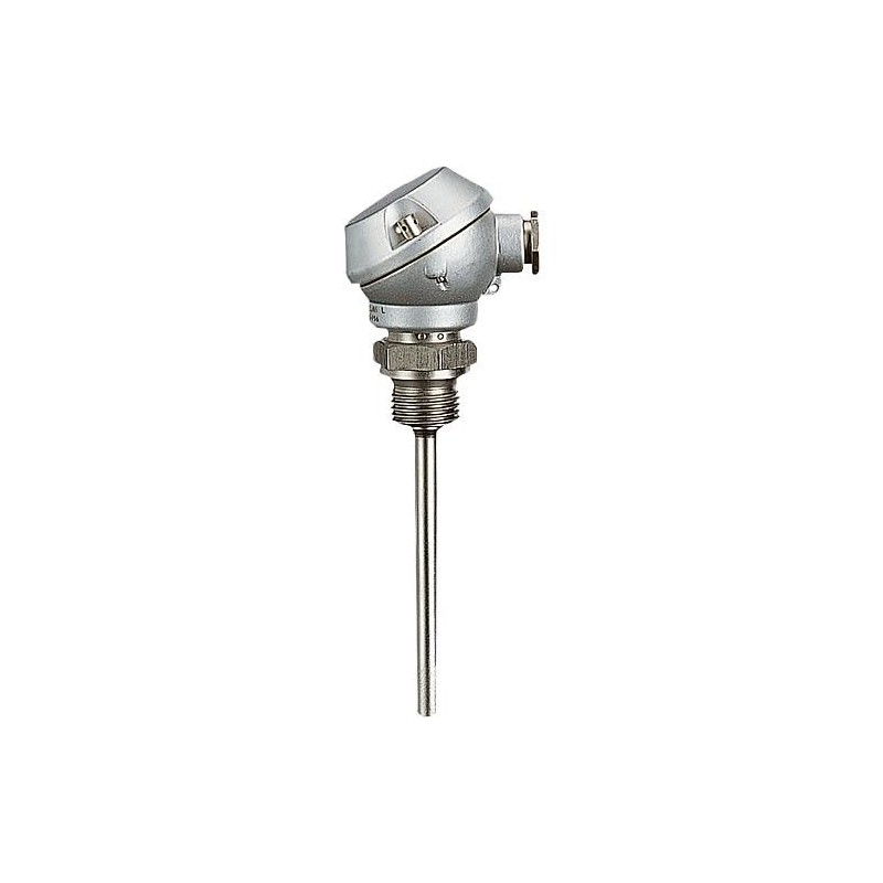 Thermometre de resistance a vis +tete de raccordem.,sonde 6x50mm Temp. d utilisation -50 - 400 C°