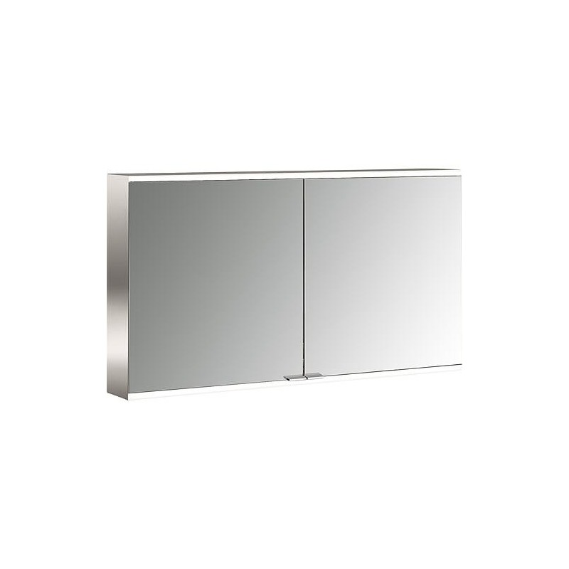 Armoire à miroir Emco Prime2 Facelift 1200 LED, 1183x700x152mm, 2 portes, aluminium/miroir