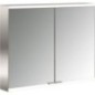 Armoire à miroir Emco Prime2 Facelift 800 LED, 783x700x152mm, 2 portes, aluminium/miroir