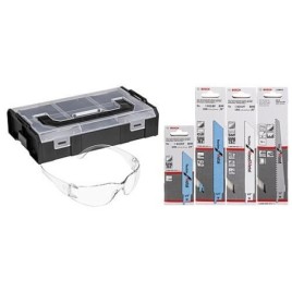 Kit de lames de scie sabre Bosch 20 pièces avec lunettes de protection dans L-Boxx Mini