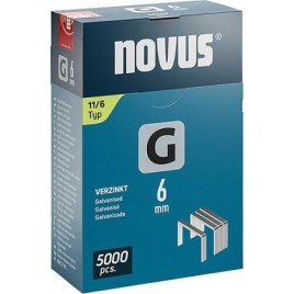 Pince à fil plat Novus type G 11/6 galvanisé Cond. : 5000 Pièces