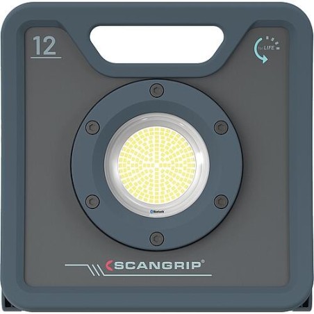 Lampe de travail LED scangrip® NOVA 12 for LIFE, Projecteur de chantier, 81 W