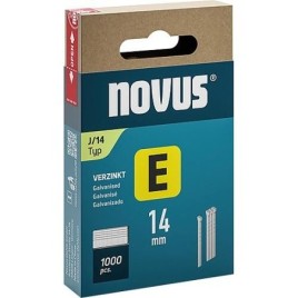 Clous pour agrafeuses Novus type E J/14 galvanisés Cond. : 1000 Pièces