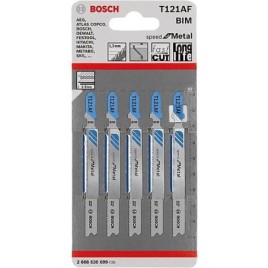 Lames de scie sauteuse Bosch PRO T121AF, longueur 92 mm, Cond. 5 pièces