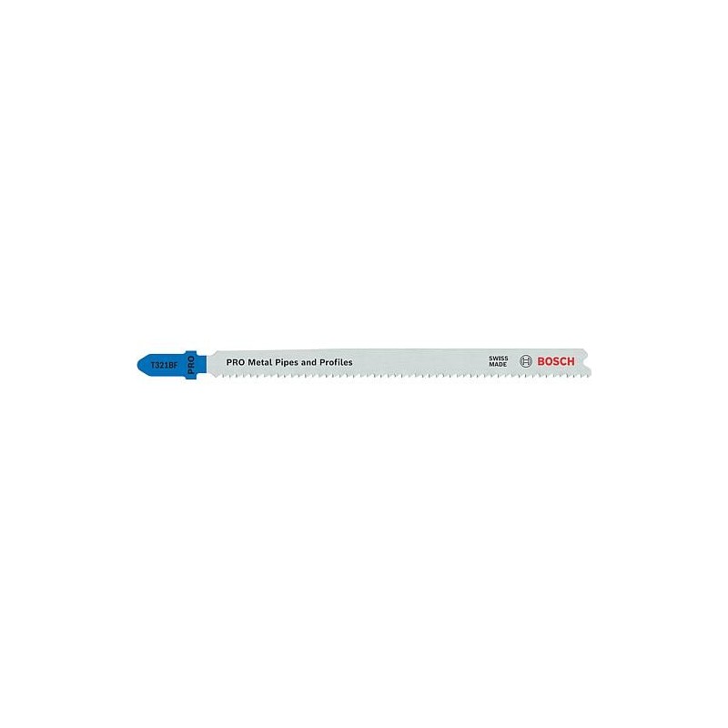 Lames de scie sauteuse BOSCH PRO T321BF, longueur 132 mm, Cond. 5 Pièces