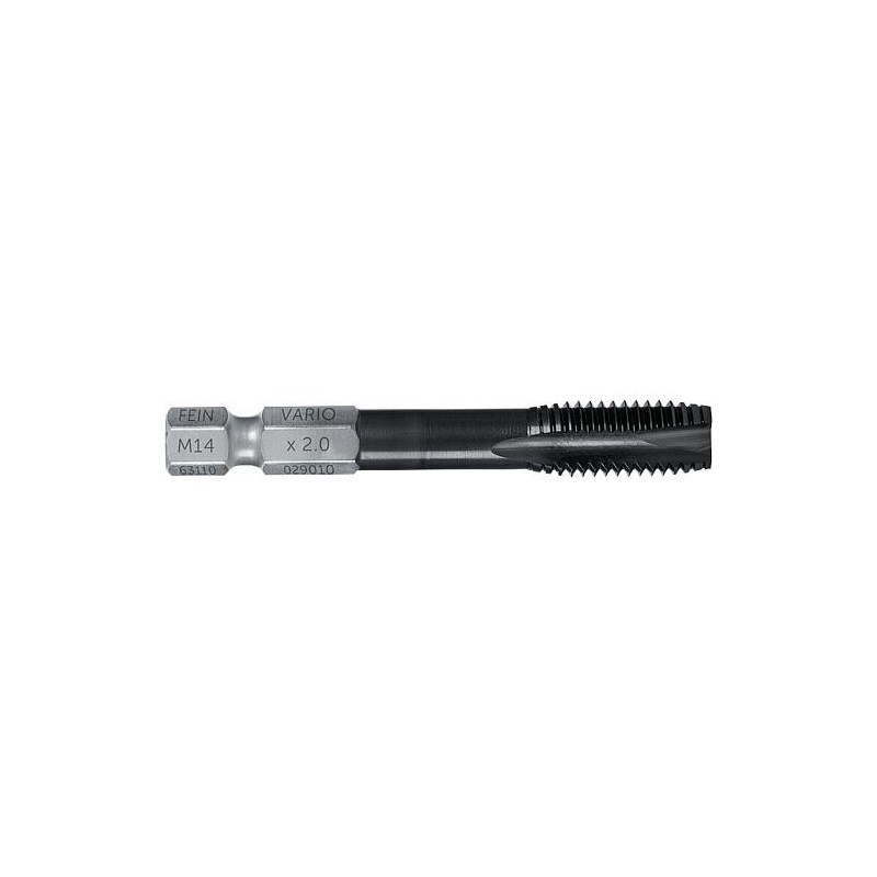 Taraud Fein, M14 x 2,0 mm, avec queue d’embout VARIO