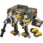 Kit de batteries Dewalt DCK2200H2T-QW, 2 pièces, 18 V avec 2x 5,0 Ah Powerstack batterie et Chargeur