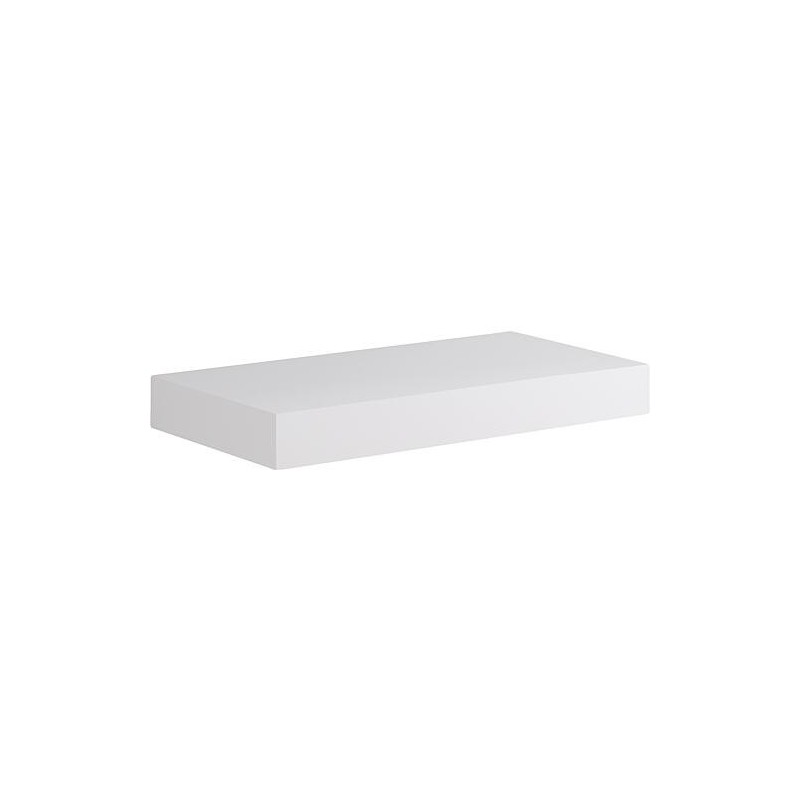 Console Kasari blanc mat, sans perçage ni support, 1000x100x460mm