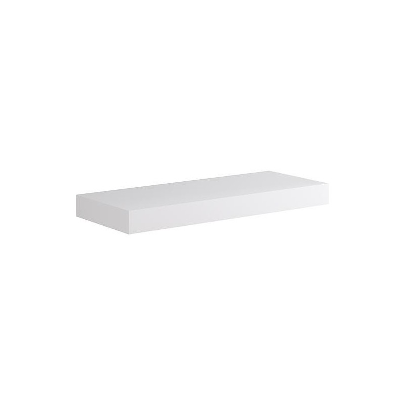 Console Kasari blanc mat, sans perçage ni support, 1200x100x460mm