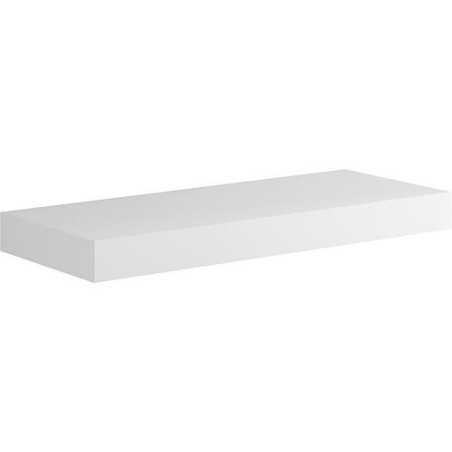 Console Kasari blanc mat, sans perçage ni support, 1200x100x460mm