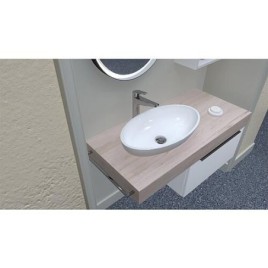 Console Kasari Rovere Chiaro, sans perçage ni support, 1000x100x460mm