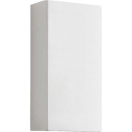 Armoire suspendue Kasari, 1 porte, blanc brillant, réversible, 300x600x170mm