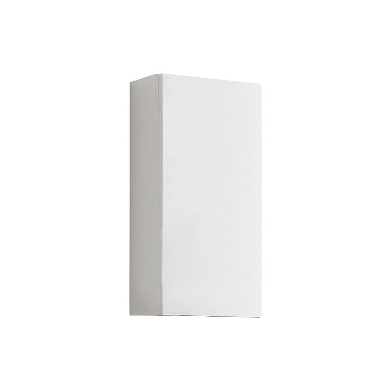 Armoire suspendue Kasari, 1 porte, blanc brillant, réversible, 300x600x170mm