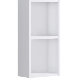 Armoire suspendue Kasari ouverte, blanc brillant, 300x600x170mm