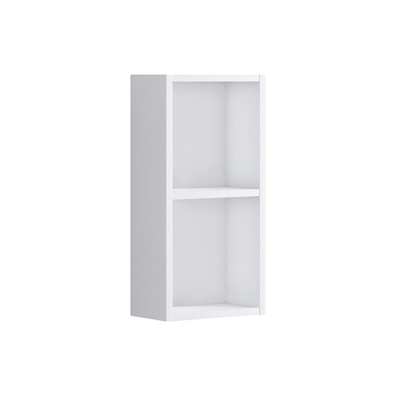 Armoire suspendue Kasari ouverte, blanc brillant, 300x600x170mm