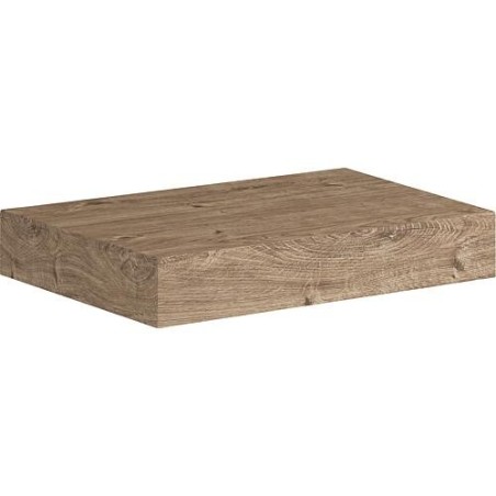 Console Kasari Rovere Rustico, sans perçage ni support, 800x100x460mm