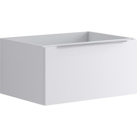 Meuble sous-vasque Kasari blanc mat, 1 tiroir, 595x300x455mm