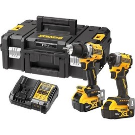 Kit perceuse et visseuse á choc, chargeur et batteries  DeWALT DCK2051P2T-QW 2 pièces